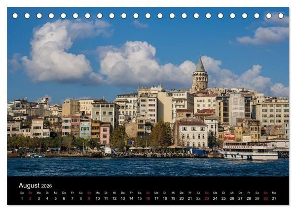 Produktbild: Unterwegs in Istanbul (Tischkalender 2026 DIN A5 quer), CALVENDO Monatskalender
