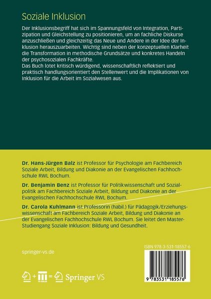 Produktbild: Soziale Inklusion