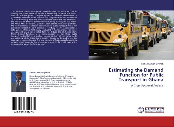 Produktbild: Estimating the Demand Function for Public Transport in Ghana