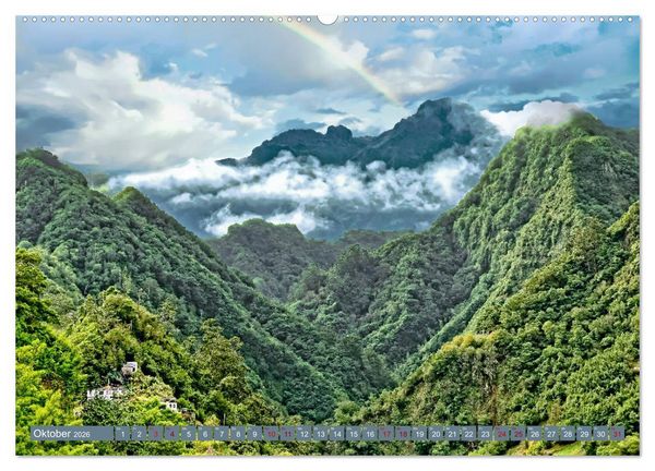 Produktbild: Madeira - Inselzauber im Atlantik (hochwertiger Premium Wandkalender 2026 DIN A2 quer), Kunstdruck in Hochglanz