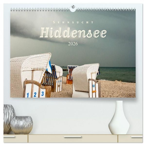 Produktbild: Sehnsucht Hiddensee 2026 (hochwertiger Premium Wandkalender 2026 DIN A2 quer), Kunstdruck in Hochglanz