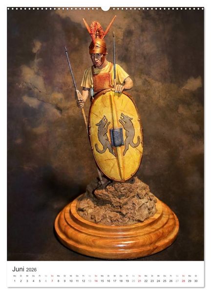 Produktbild: Historische Modellbaufiguren 2026 (Wandkalender 2026 DIN A2 hoch), CALVENDO Monatskalender