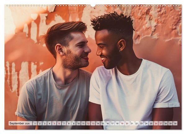 Produktbild: Farben der Liebe: Bunte Vielfalt des Herzens (Wandkalender 2026 DIN A2 quer), CALVENDO Monatskalender