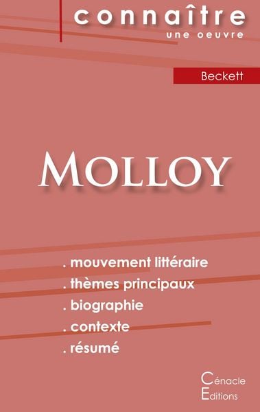 Produktbild: Fiche de lecture Molloy de Samuel Beckett (Analyse litt&eacute;raire de r&eacute;f&eacute;rence et r&eacute;sum&eacute; complet)