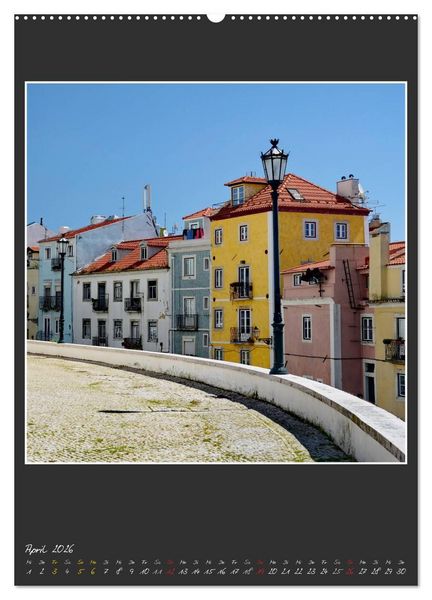 Produktbild: In den Stra&szlig;en und Gassen von Lissabon 2026 (hochwertiger Premium Wandkalender 2026 DIN A2 hoch), Kunstdruck in Hochglanz