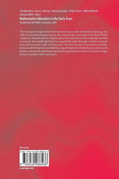 Produktbild: Mathematics Education in the Early Years