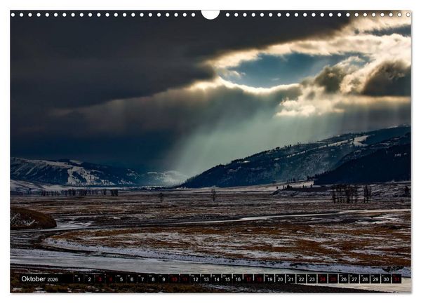 Produktbild: Yellowstone Nationalpark. Tanz auf dem Vulkan (Wandkalender 2026 DIN A3 quer), CALVENDO Monatskalender