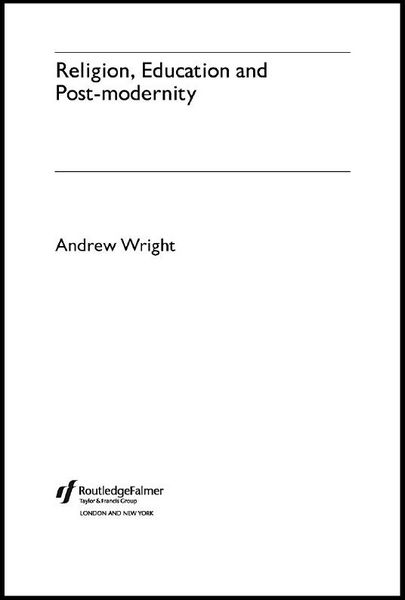 Produktbild: Religion, Education and Post-Modernity