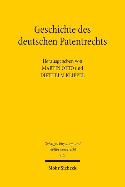 Produktbild: Geschichte des deutschen Patentrechts