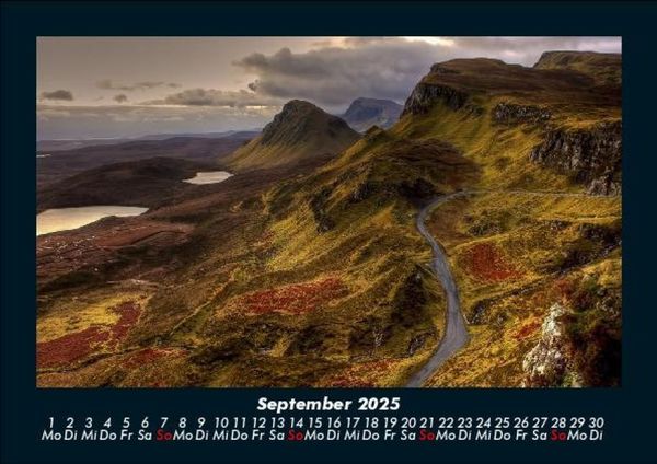 Produktbild: Landschaftskalender 2025 Fotokalender DIN A5
