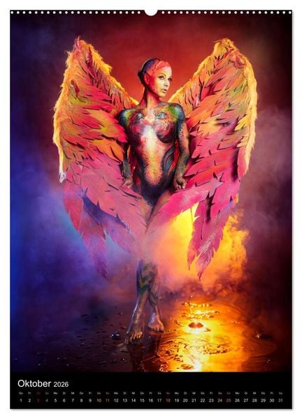 Produktbild: Klangk&ouml;rper - Bodypainting Adventures (Wandkalender 2026 DIN A2 hoch), CALVENDO Monatskalender