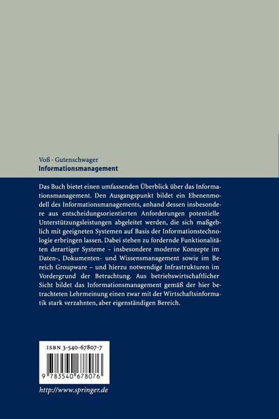 Produktbild: Informationsmanagement
