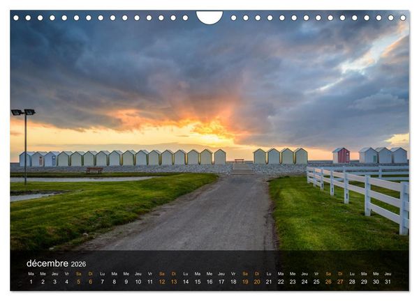 Produktbild: Baie de Somme Couchers de soleil (Calendrier mural 2026 DIN A4 vertical), CALVENDO calendrier mensuel