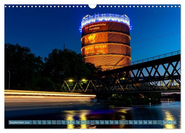 Produktbild: RIVERSIDE BLUES - Abends am Fluss (Wandkalender 2026 DIN A3 quer), CALVENDO Monatskalender