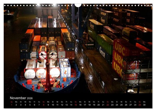 Produktbild: Containerwelten (Wandkalender 2026 DIN A3 quer), CALVENDO Monatskalender