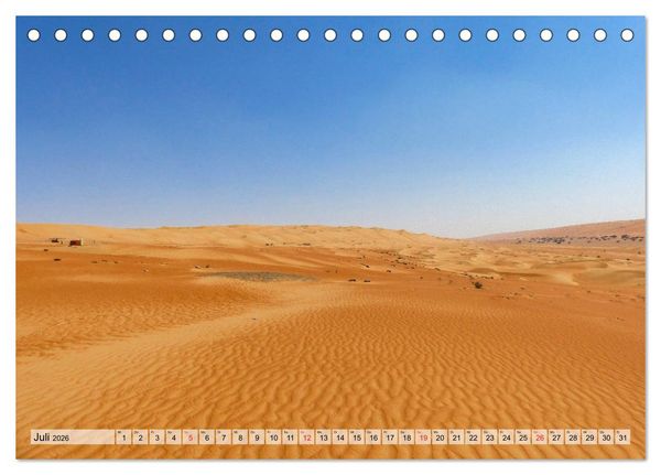 Produktbild: Oman - Impressionen (Tischkalender 2026 DIN A5 quer), CALVENDO Monatskalender