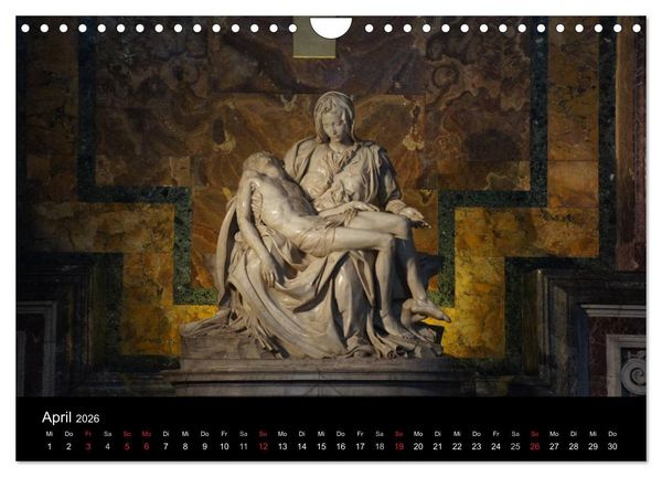 Produktbild: Vade mecum Romam - Geh mit mir nach Rom (Wandkalender 2026 DIN A4 quer), CALVENDO Monatskalender
