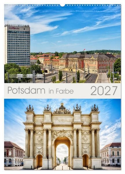 Produktbild: Potsdam in Farbe (Wandkalender 2027 DIN A2 hoch), CALVENDO Monatskalender