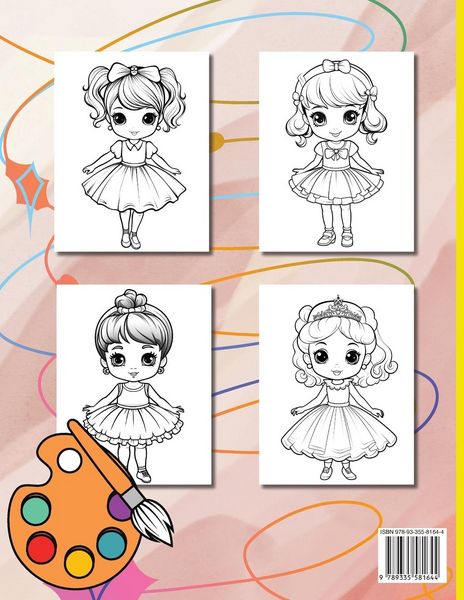 Produktbild: Sisters Ballerina Coloring Book For Kids