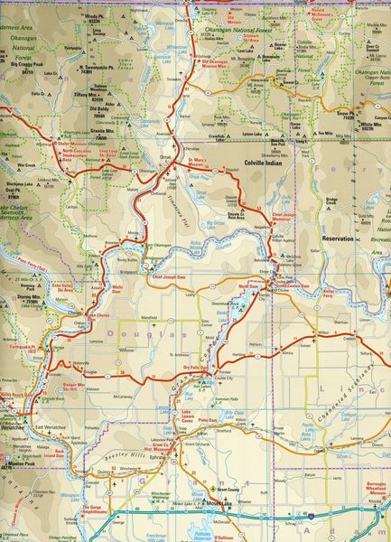 Produktbild: Reise Know-How Landkarte USA 01, Nordwest (1:750.000) : Washington und Oregon