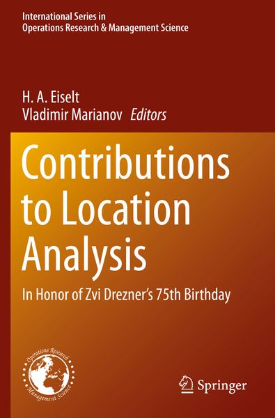 Produktbild: Contributions to Location Analysis