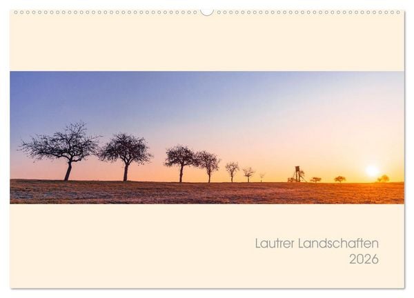 Produktbild: Lautrer Landschaften 2026 (Wandkalender 2026 DIN A2 quer), CALVENDO Monatskalender