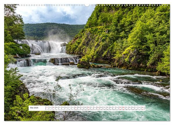 Produktbild: Der Una Nationalpark (hochwertiger Premium Wandkalender 2026 DIN A2 quer), Kunstdruck in Hochglanz