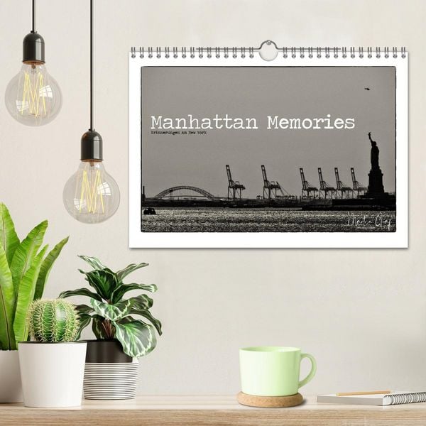 Produktbild: Manhattan Memories - Erinnerungen an New York (Wandkalender 2026 DIN A4 quer), CALVENDO Monatskalender