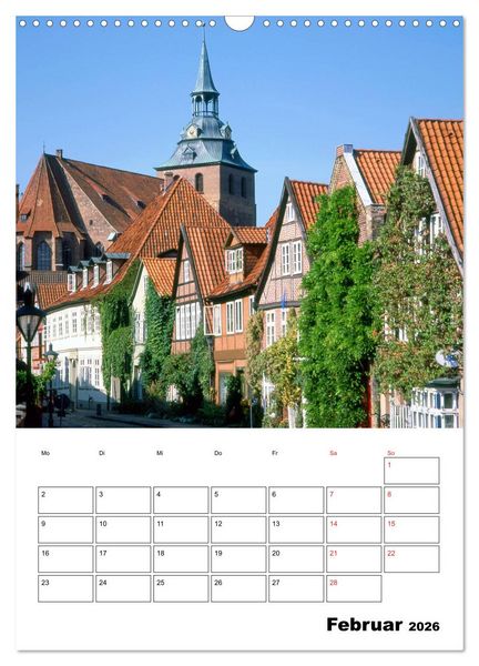 Produktbild: L&uuml;neburg, von der sch&ouml;nsten Seite (Wandkalender 2026 DIN A3 hoch), CALVENDO Monatskalender