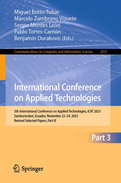 Produktbild: International Conference on Applied Technologies