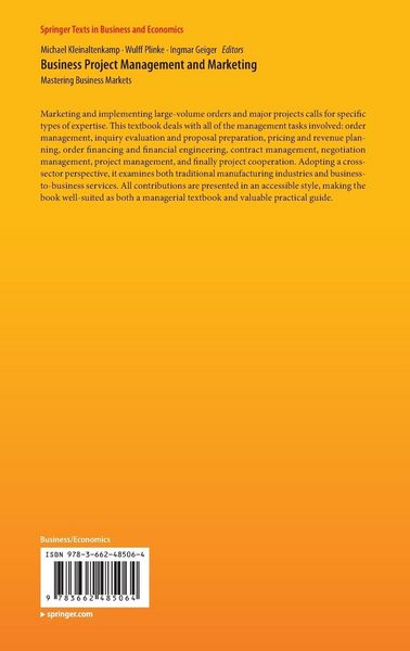 Produktbild: Business Project Management and Marketing