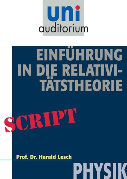 Produktbild: Einf&uuml;hrung in die Relativit&auml;tstheorie