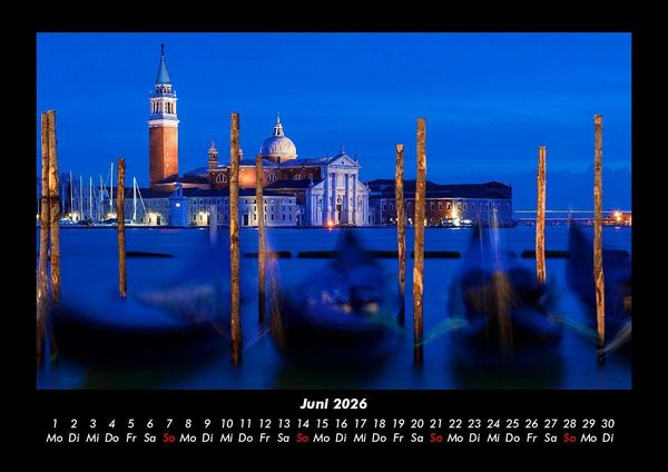 Produktbild: Venedig 2026 Fotokalender DIN A3