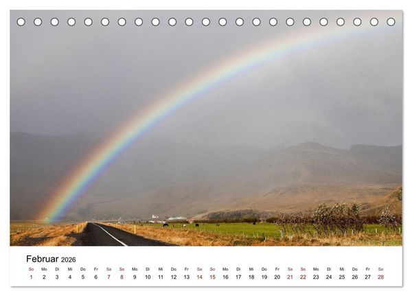 Produktbild: Skandinavien - Hoch im Norden (Tischkalender 2026 DIN A5 quer), CALVENDO Monatskalender