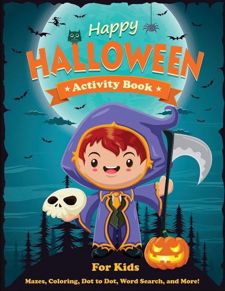 Produktbild: Happy Halloween Activity Book for Kids