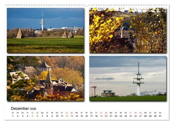 Produktbild: Aus der Ferne: Schw&auml;bisch Hall 2026 (hochwertiger Premium Wandkalender 2026 DIN A2 quer), Kunstdruck in Hochglanz