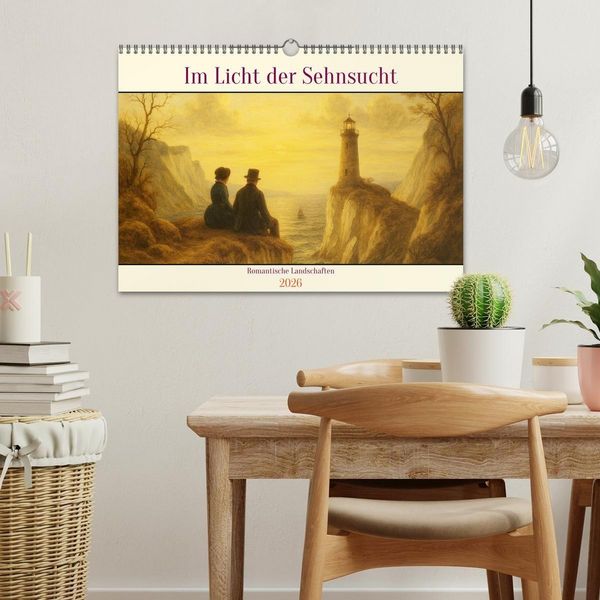 Produktbild: Im Licht der Sehnsucht - Romantische Landschaften (Wandkalender 2026 DIN A3 quer), CALVENDO Monatskalender