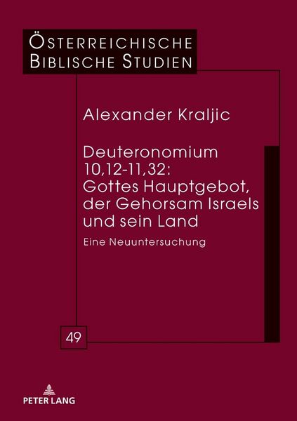 Produktbild: Deuteronomium 10,12-11,32: Gottes Hauptgebot, der Gehorsam Israels und sein Land