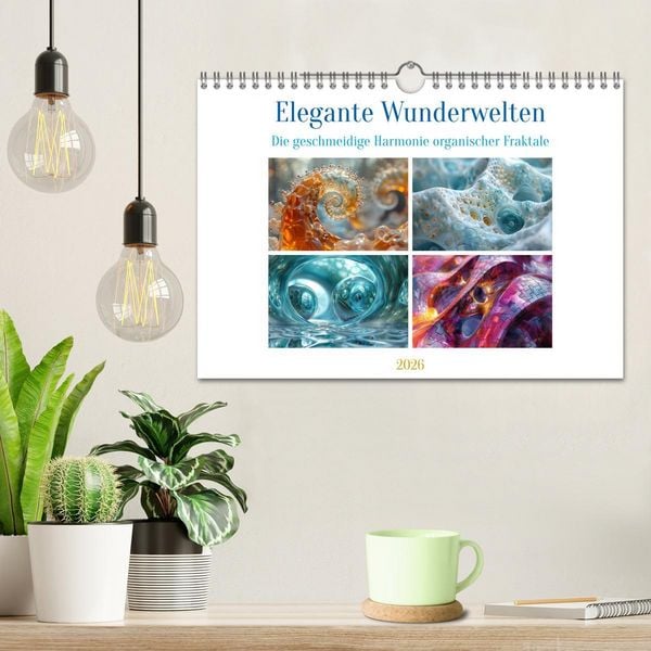 Produktbild: Elegante Wunderwelten (Wandkalender 2026 DIN A4 quer), CALVENDO Monatskalender