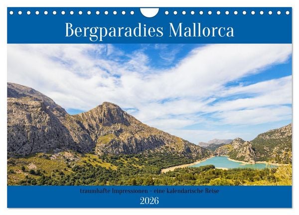Produktbild: Bergparadies Mallorca (Wandkalender 2026 DIN A4 quer), CALVENDO Monatskalender