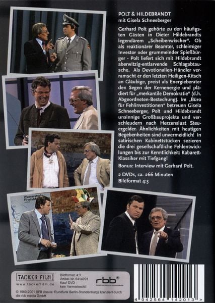 Produktbild: Polt & Hildbrandt - Gerhard Polt und Dieter Hildebrandt im Scheibenwischer 1980-1994 [2 DVDs]