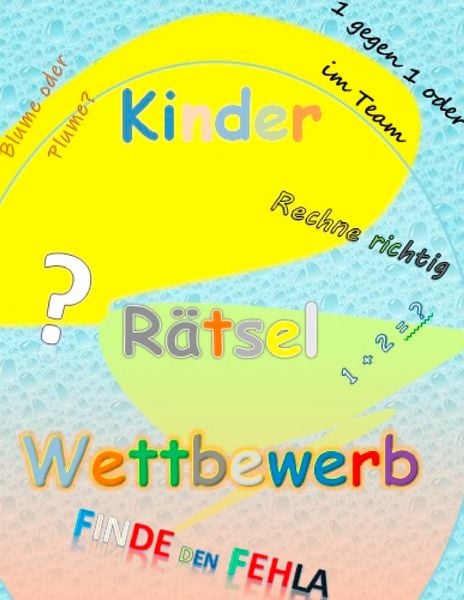 Produktbild: Kinder R&auml;tsel Wettbewerb