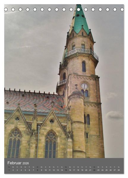 Produktbild: Kirchen und Kl&ouml;ster in Deutschland (Tischkalender 2026 DIN A5 hoch), CALVENDO Monatskalender
