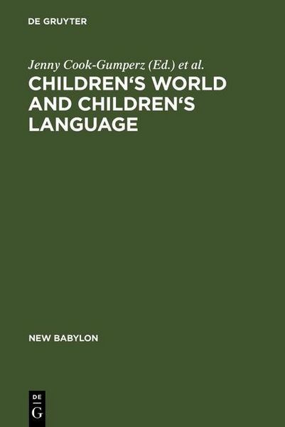 Produktbild: Children's Worlds and Children's Language