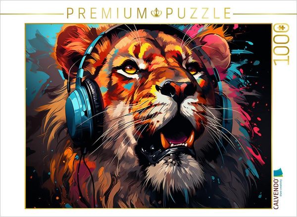 CALVENDO Puzzle Löwensonate | 1000 Teile Lege-Größe 64x48cm Foto-Puzzle für glückliche Stunden, Sonstige von , Calvendo Puzzle, 4066851554488