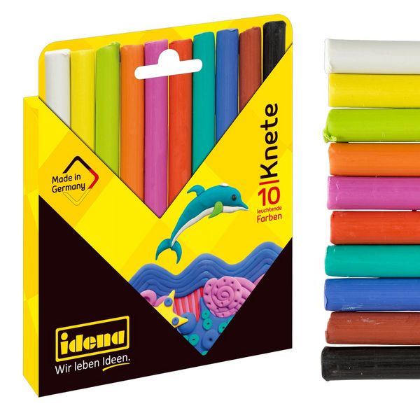 Idena Knete 10 Farben