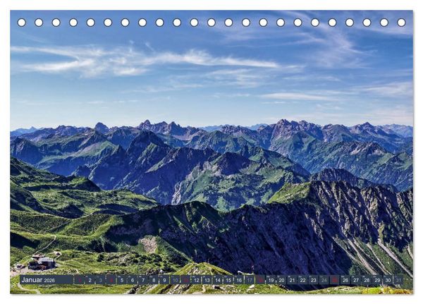 Produktbild: Allg&auml;uer Bergidyll (Tischkalender 2026 DIN A5 quer), CALVENDO Monatskalender