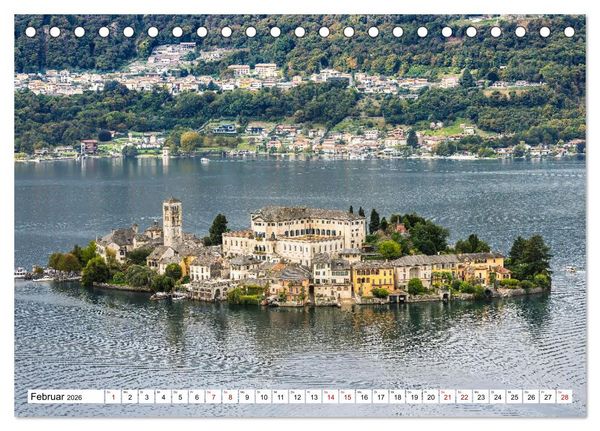 Produktbild: Piemont - Norditaliens stille Sch&ouml;nheit (Tischkalender 2026 DIN A5 quer), CALVENDO Monatskalender