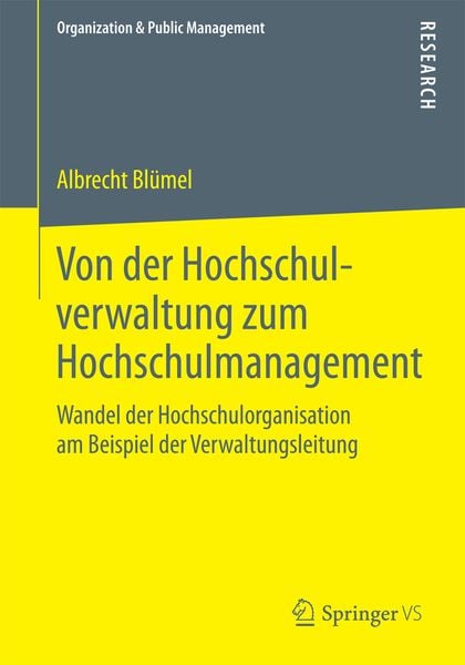 Produktbild: Von der Hochschulverwaltung zum Hochschulmanagement