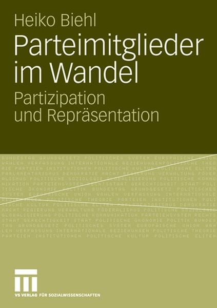 Produktbild: Parteimitglieder im Wandel